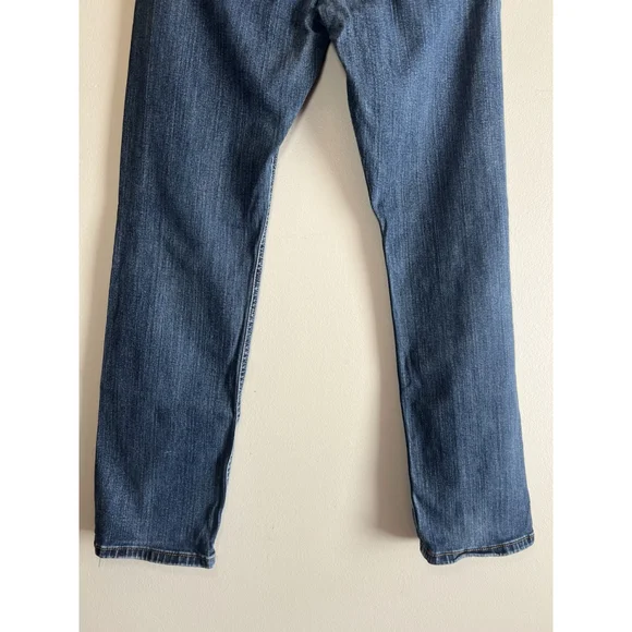 Wrangler Men's Blue Jeans Denim Straight Fit 30x30 Medium Wash Cowboy Ranchers - Picture 9 of 16